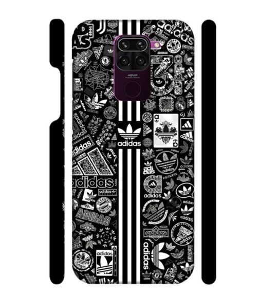 Multiple creative Adidas logo Redmi Note 9 Mobile Cover