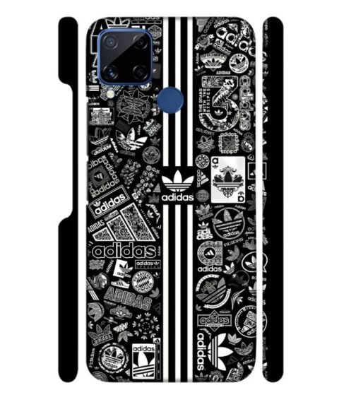 Multiple creative Adidas logo Realme C15 Mobile Cover