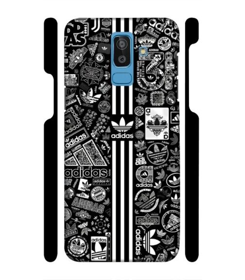 Multiple creative Adidas logo Samsung Galaxy J8 Mobile Cover