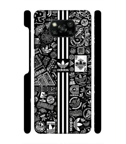 Multiple creative Adidas logo Poco X3 Mobile Cover