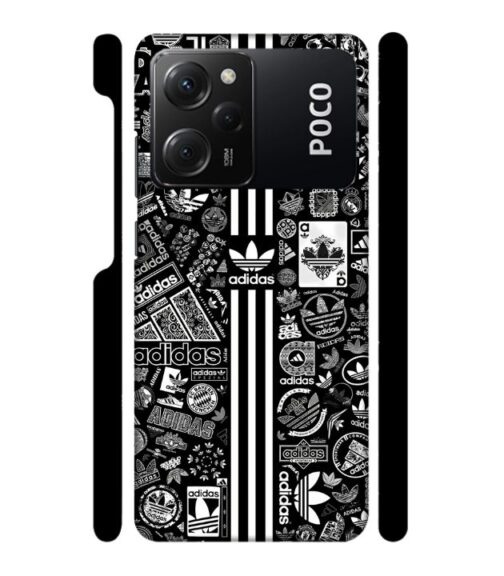 Multiple creative Adidas logo Poco X5 Pro (5G) Mobile Cover