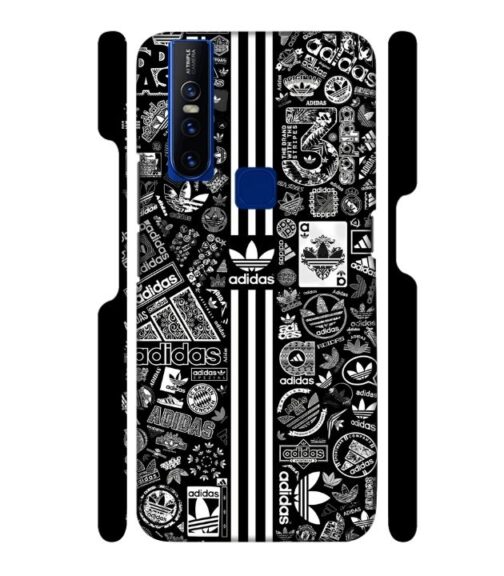 Multiple creative Adidas logo Vivo V15 Mobile Cover