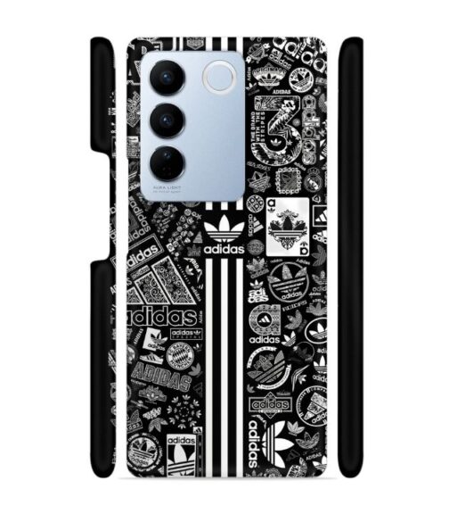 Multiple creative Adidas logo Vivo V27 5G Mobile Cover