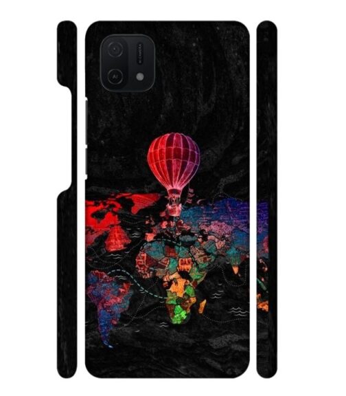 World map Oppo A16 E Mobile Cover