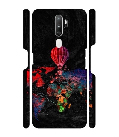 World map Oppo A9 (2020) Mobile Cover