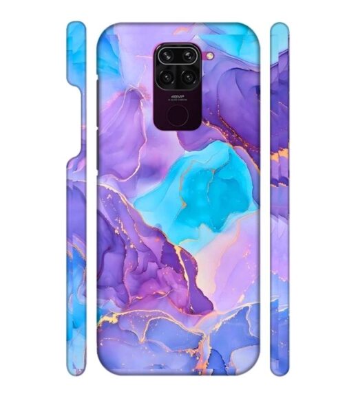 Abstract Multicolored marbel textured background Redmi Note 9 Mobile Cover