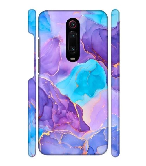 Abstract Multicolored marbel textured background Redmi K20 Pro Mobile Cover