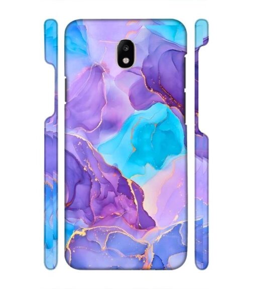 Abstract Multicolored marbel textured background Samsung Galaxy J7 (2017) Mobile Cover