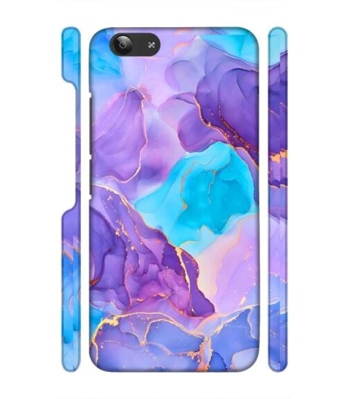Abstract Multicolored marbel textured background Vivo Y53 Mobile Cover