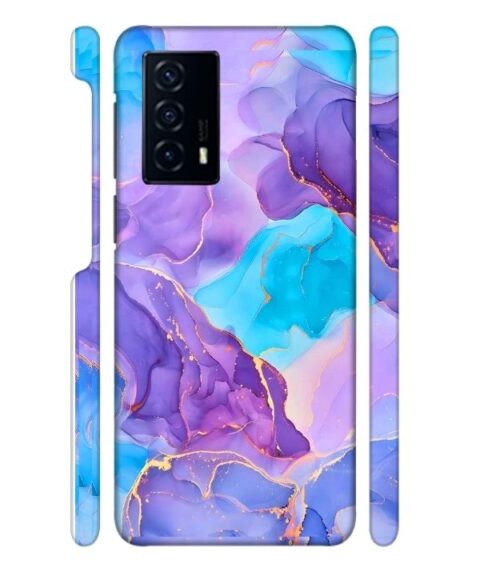 Abstract Multicolored marbel textured background Vivo V23 E (5G) Mobile Cover