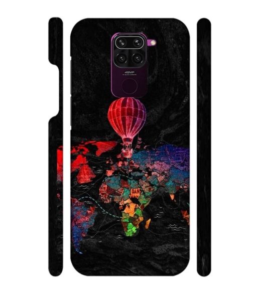 World map Redmi Note 9 Mobile Cover