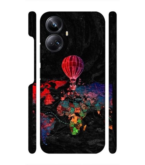 World map Realme 10 Pro Plus (5G) Mobile Cover