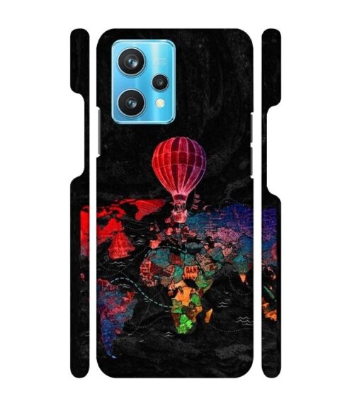 World map Realme 9 Pro Plus Mobile Cover