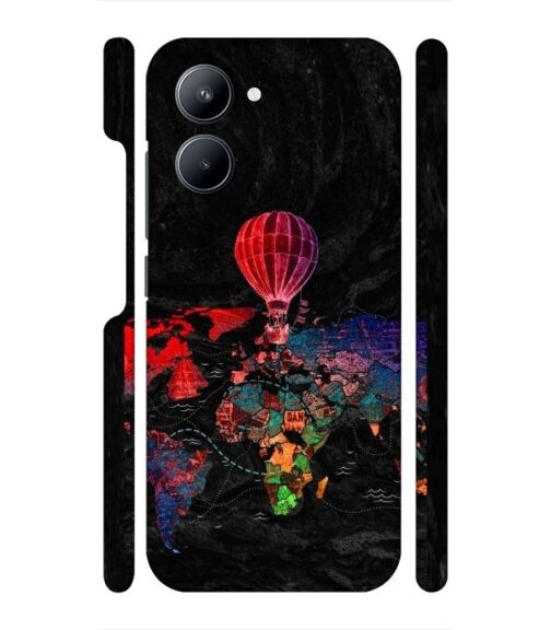 World map Realme C33 Mobile Cover