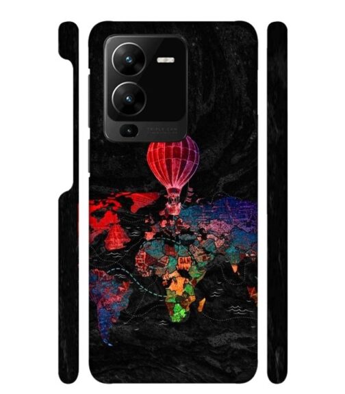 World map Vivo Y22 Mobile Cover