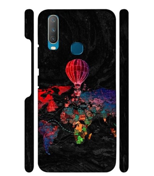 World map Vivo Y15 Mobile Cover