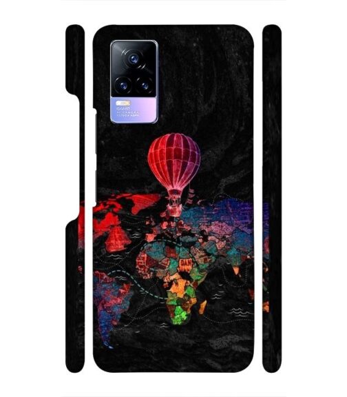 World map Vivo Y73 Mobile Cover