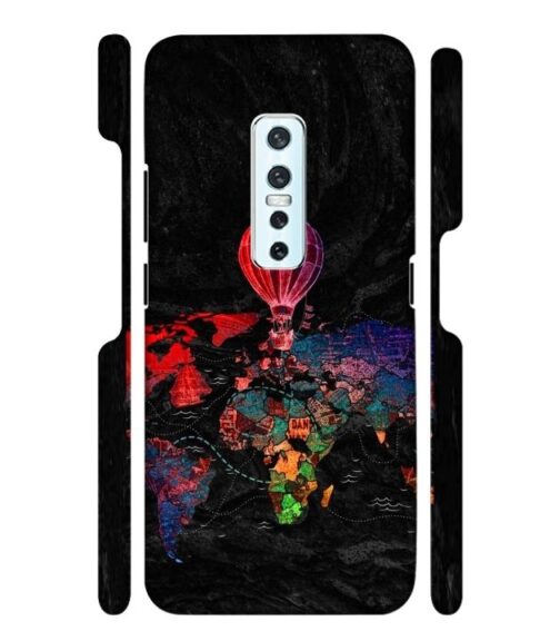 World map Vivo V17 Pro Mobile Cover