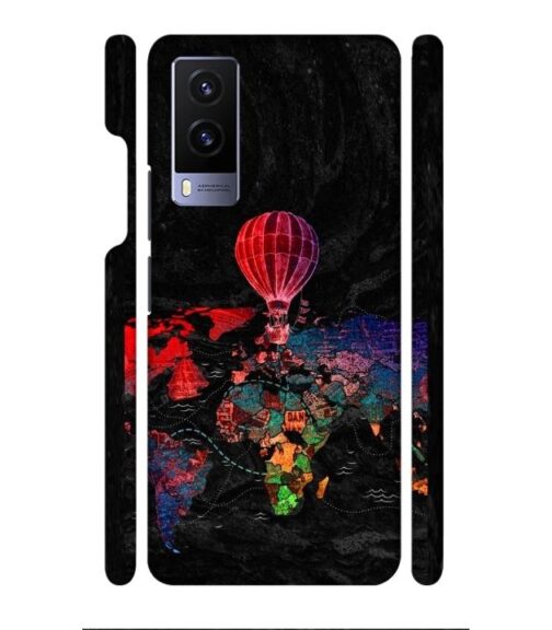 World map Vivo V21 E Mobile Cover