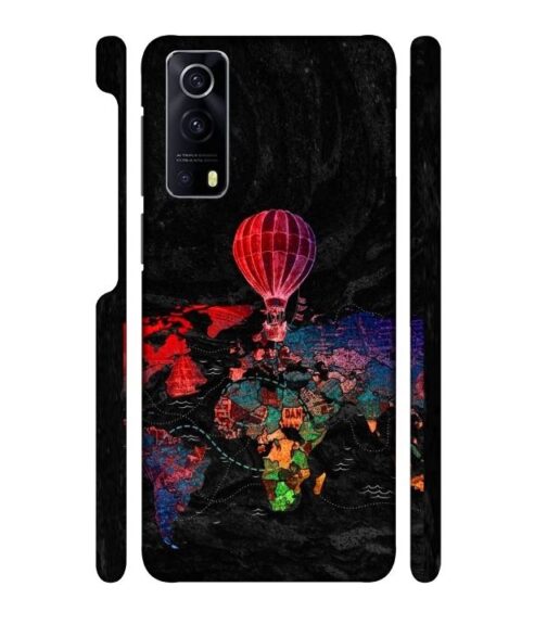 World map iQOO Z3 Mobile Cover