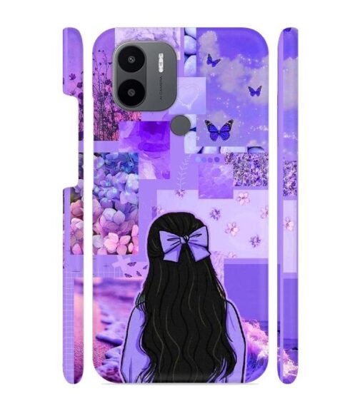 Girl with neon background Redmi A1 Plus Mobile Cover