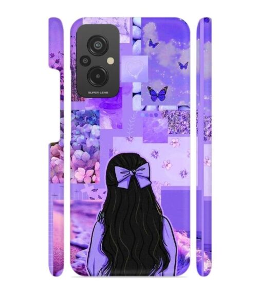 Girl with neon background Redmi 11 Prime (4G) Mobile Cover