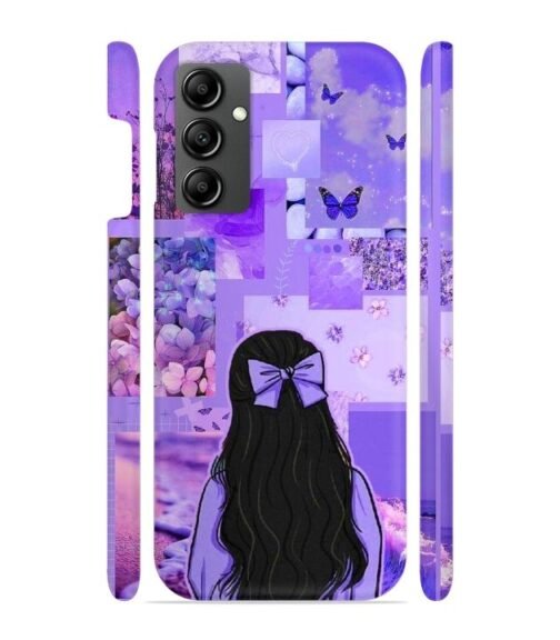 Girl with neon background Samsung Galaxy F13 5G Mobile Cover