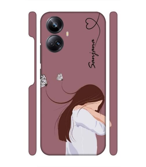 Sanjana Text with girl Realme 10 Pro Plus (5G) Mobile Cover