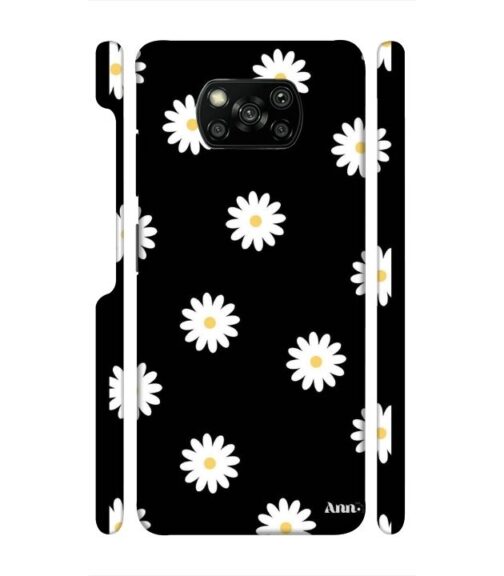 Flower pattern Poco X3 Mobile Cover