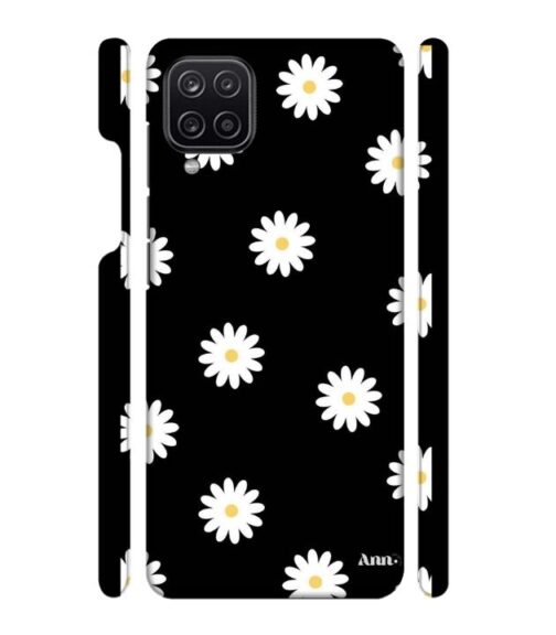 Flower pattern Samsung Galaxy A12 Mobile Cover