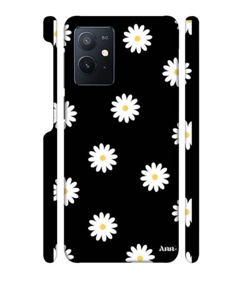 Flower pattern iQOO Z6 Mobile Cover