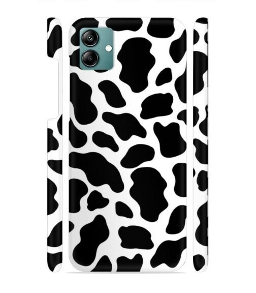 Black & white abstract design Samsung Galaxy F04 Mobile Cover