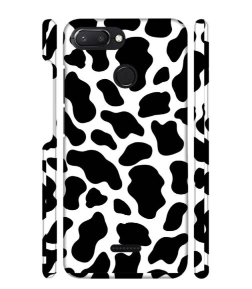 Black & white abstract design Redmi 6 Mobile Cover