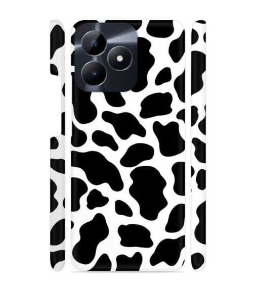 Black & white abstract design Realme C53 Mobile Cover