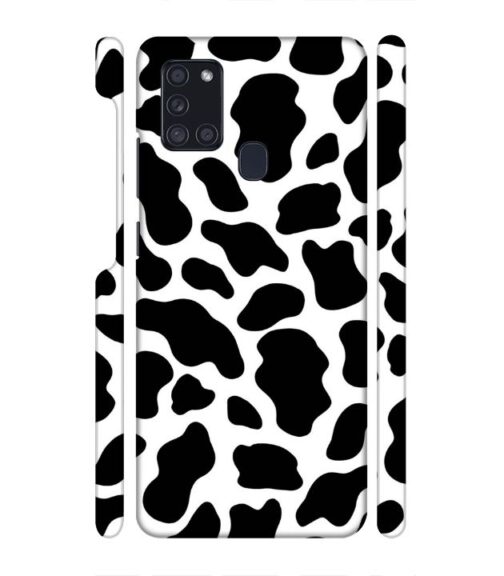 Black & white abstract design Samsung Galaxy A21 S Mobile Cover