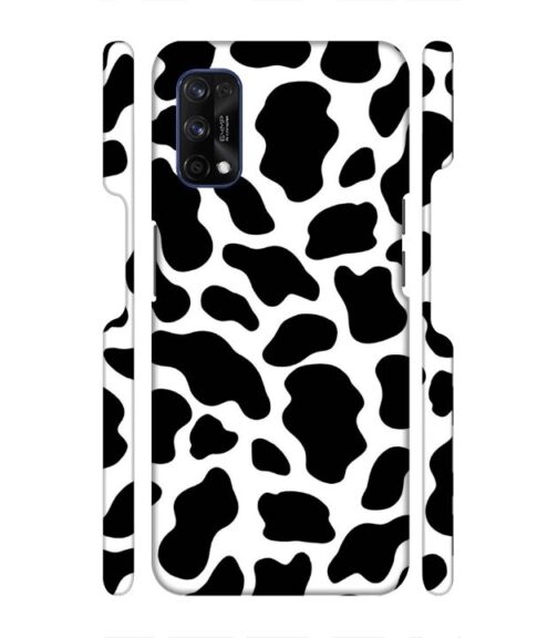 Black & white abstract design Realme 7 Pro Mobile Cover