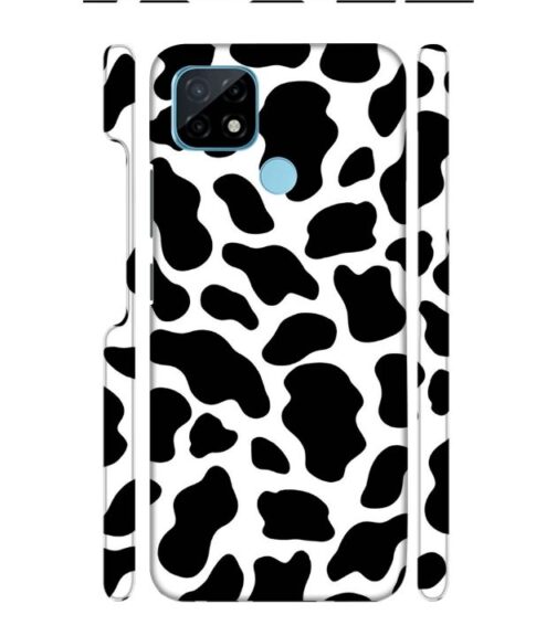 Black & white abstract design Realme C21 Mobile Cover
