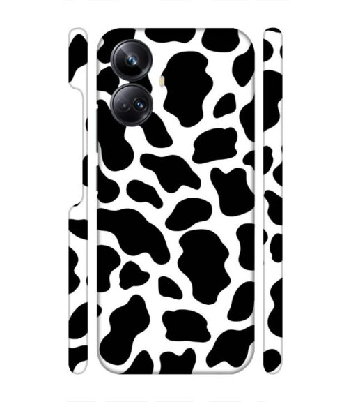 Black & white abstract design Realme 10 Pro Plus (5G) Mobile Cover