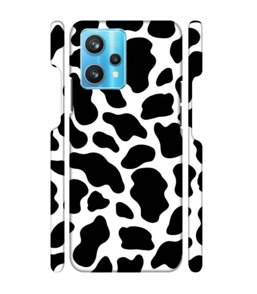 Black & white abstract design Realme 9 Pro Plus Mobile Cover