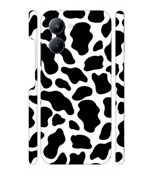 Black & white abstract design Realme C33 Mobile Cover