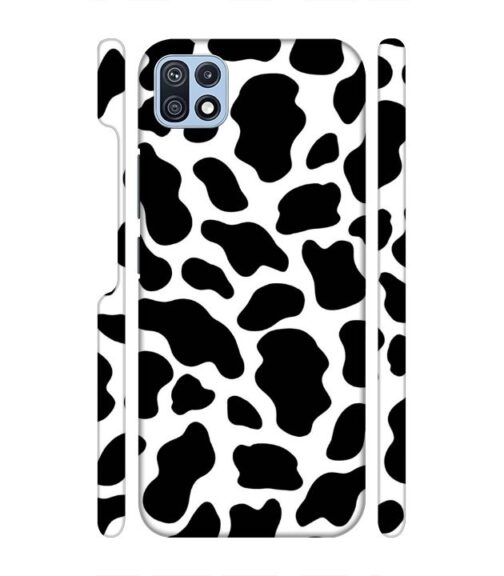 Black & white abstract design Samsung Galaxy F42 (5G) Mobile Cover