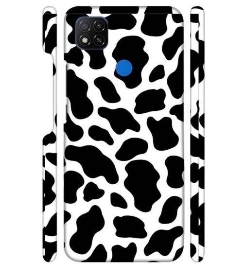 Black & white abstract design POCO C31 Mobile Cover