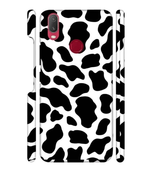 Black & white abstract design Vivo Y93 Mobile Cover