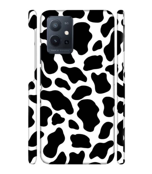Black & white abstract design Vivo Y75 (5G) Mobile Cover
