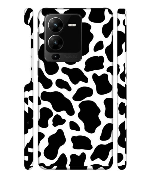 Black & white abstract design Vivo Y22 Mobile Cover