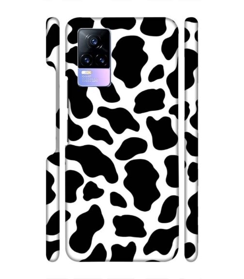 Black & white abstract design Vivo Y73 Mobile Cover