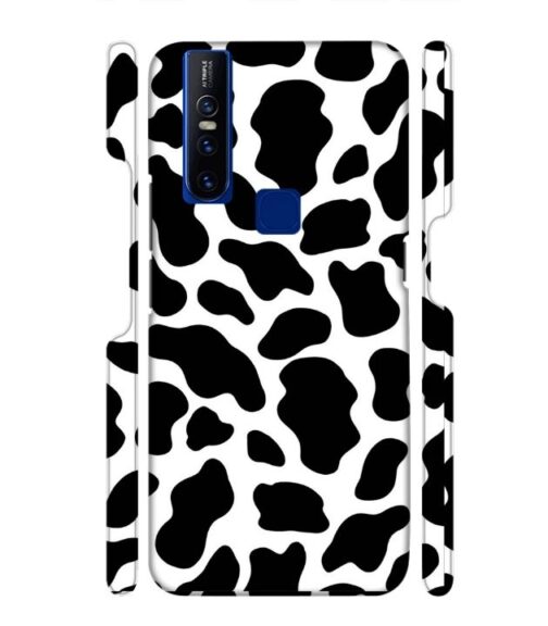 Black & white abstract design Vivo V15 Mobile Cover