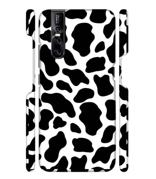Black & white abstract design Vivo V15 Pro Mobile Cover