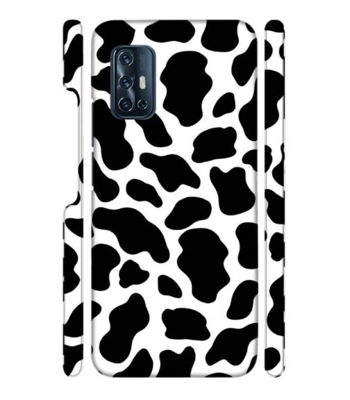 Black & white abstract design Vivo V17 Mobile Cover