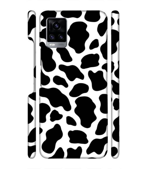Black & white abstract design Vivo V20 Mobile Cover